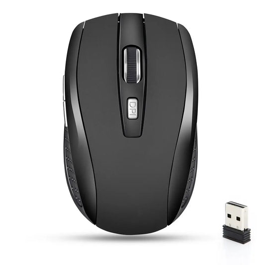 Wireless Mouse Silent Mouse 2.4G Portable Mobile Optical Office Mouse Adjustable DPI Levels for Notebook PC Laptop MacBook